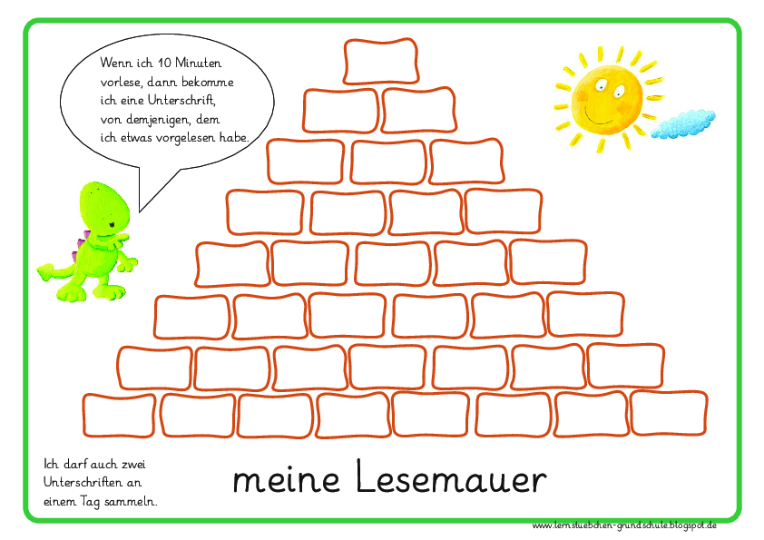 eine Lesemauer ...