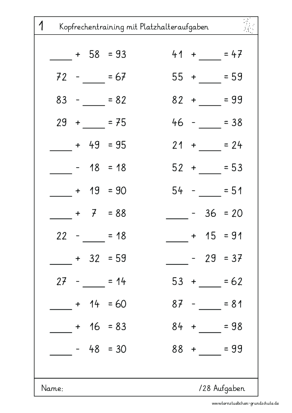 Lernstübchen - Grundschule