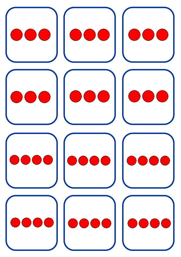 15 Stück Easy Catch Multiplikationskarten – Mit 2 Löschbaren Markern & Ring, 0–12, Laminiert, Für Kinder & Schule